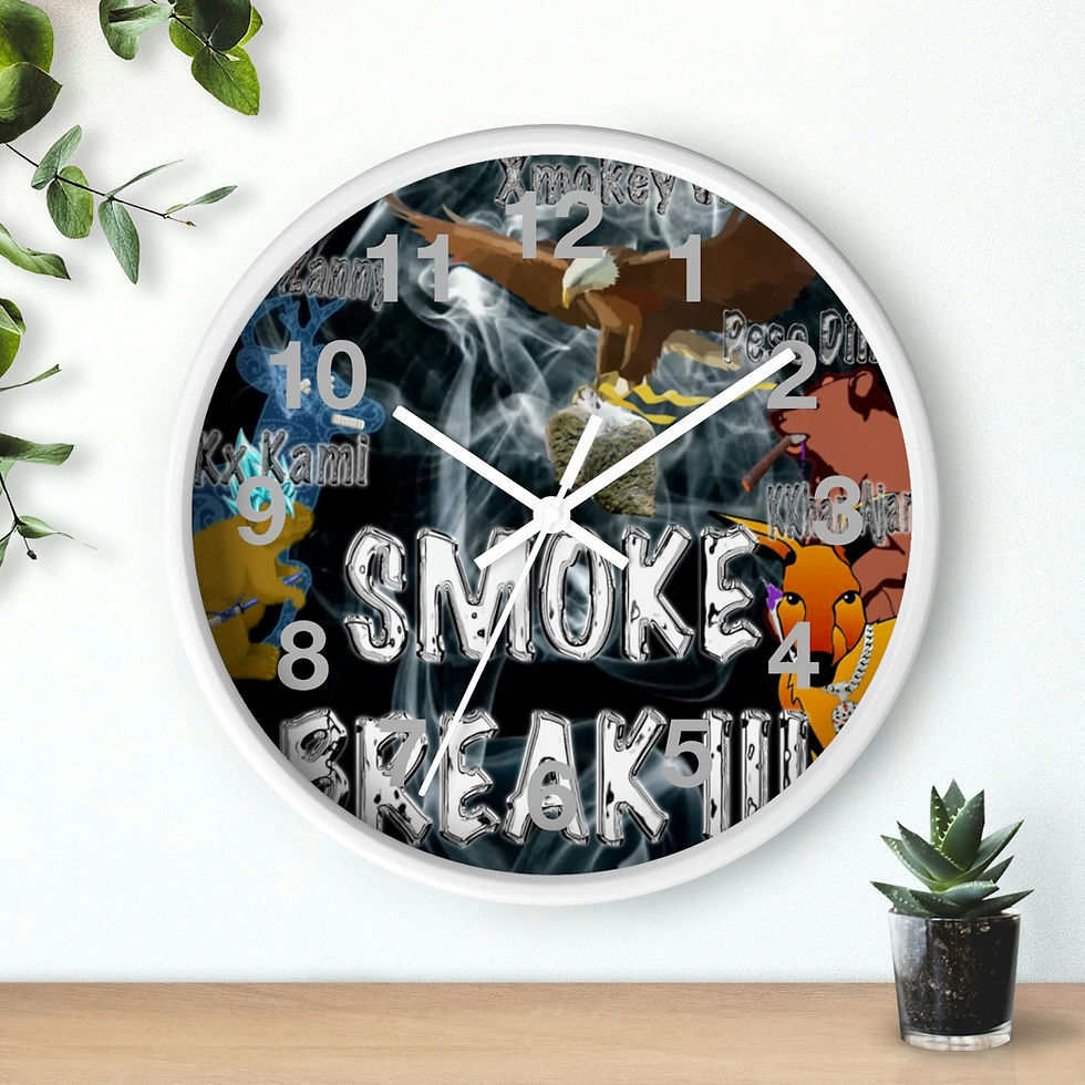 Thumbnail: Smoke Break III  Wall clock