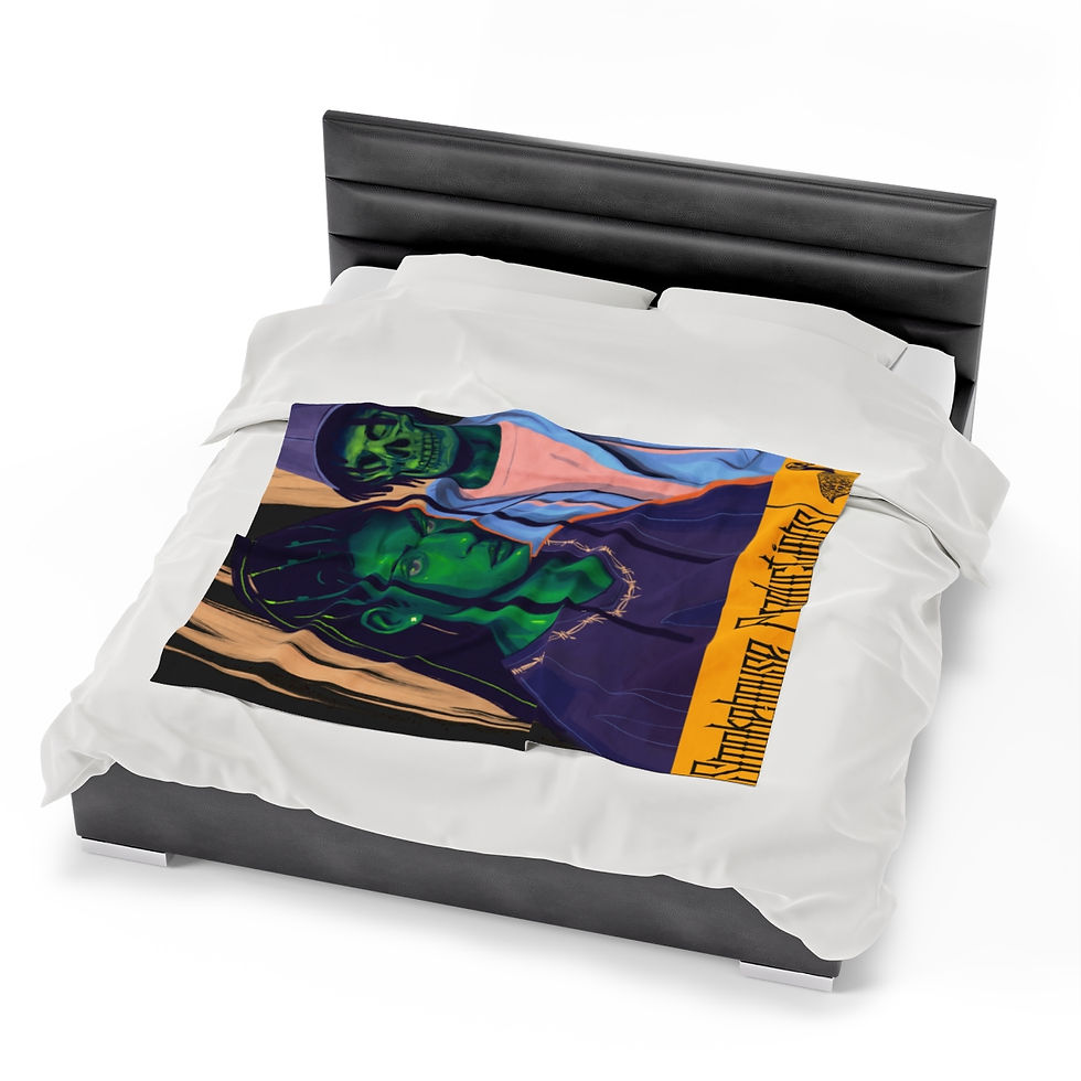 Thumbnail: Wake N Bake N Heartbreak Plush Blanket