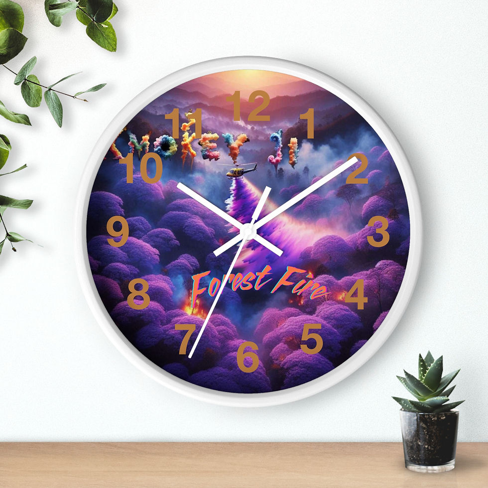 Thumbnail: Forest Fire Wall clock