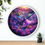 Thumbnail: Forest Fire Pink Wall clock