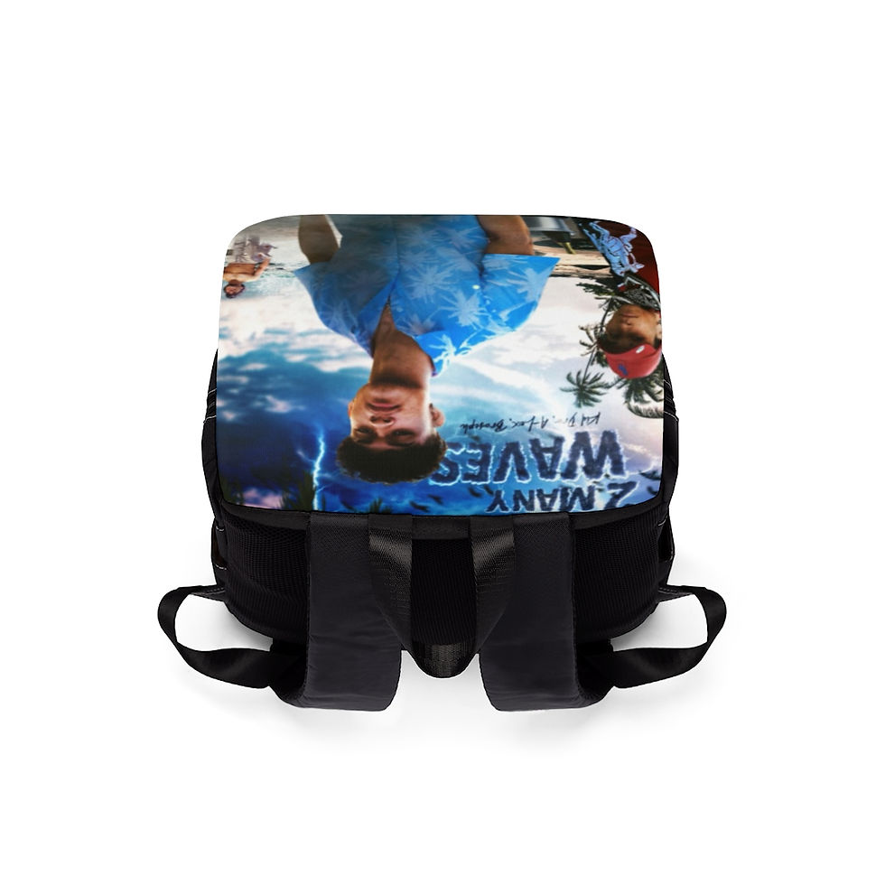 Thumbnail:  2 Many Waves Unisex Casual Shoulder Backpack