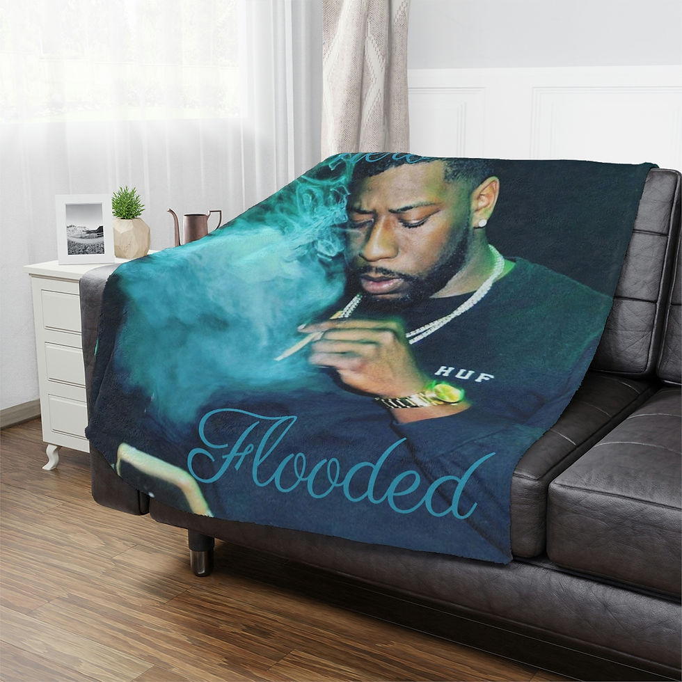 Thumbnail: Flooded Minky Blanket