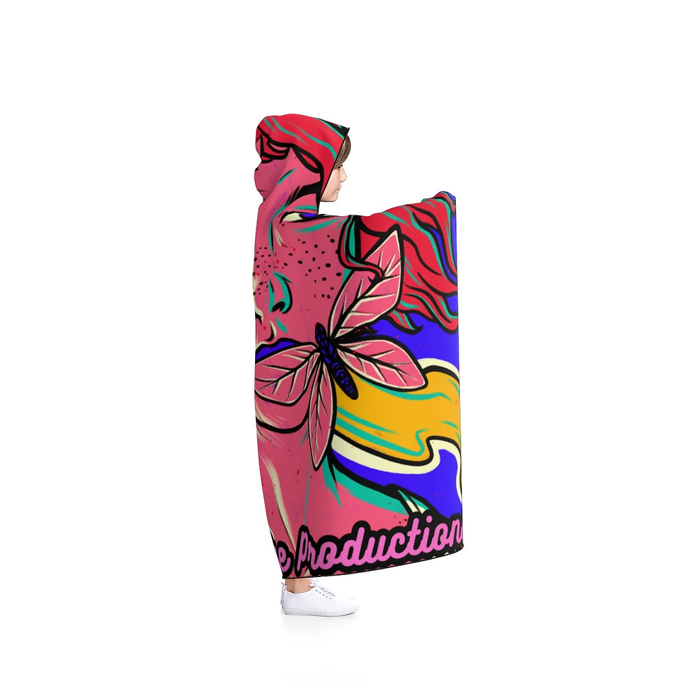 Thumbnail: Yoki++ Blue Hooded Blanket