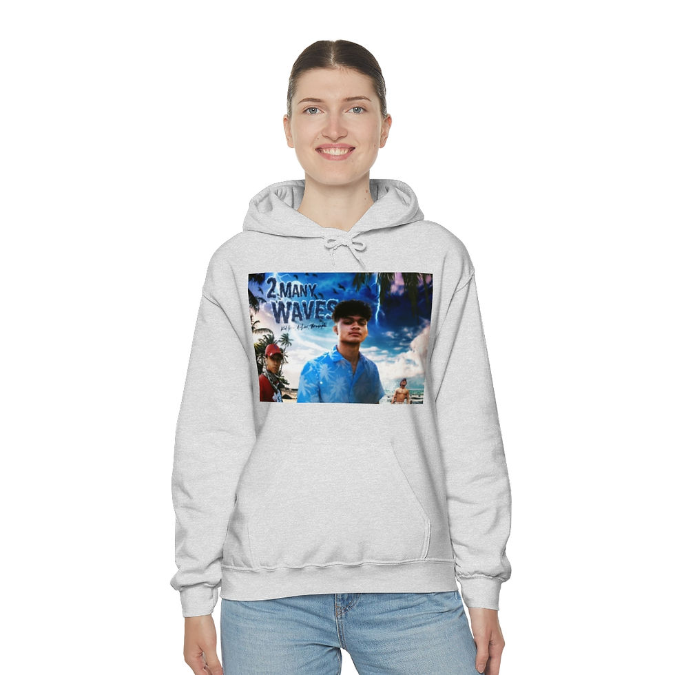 Thumbnail:  2 Many Waves Unisex Heavy Blend™ Hooded Sweatshirt