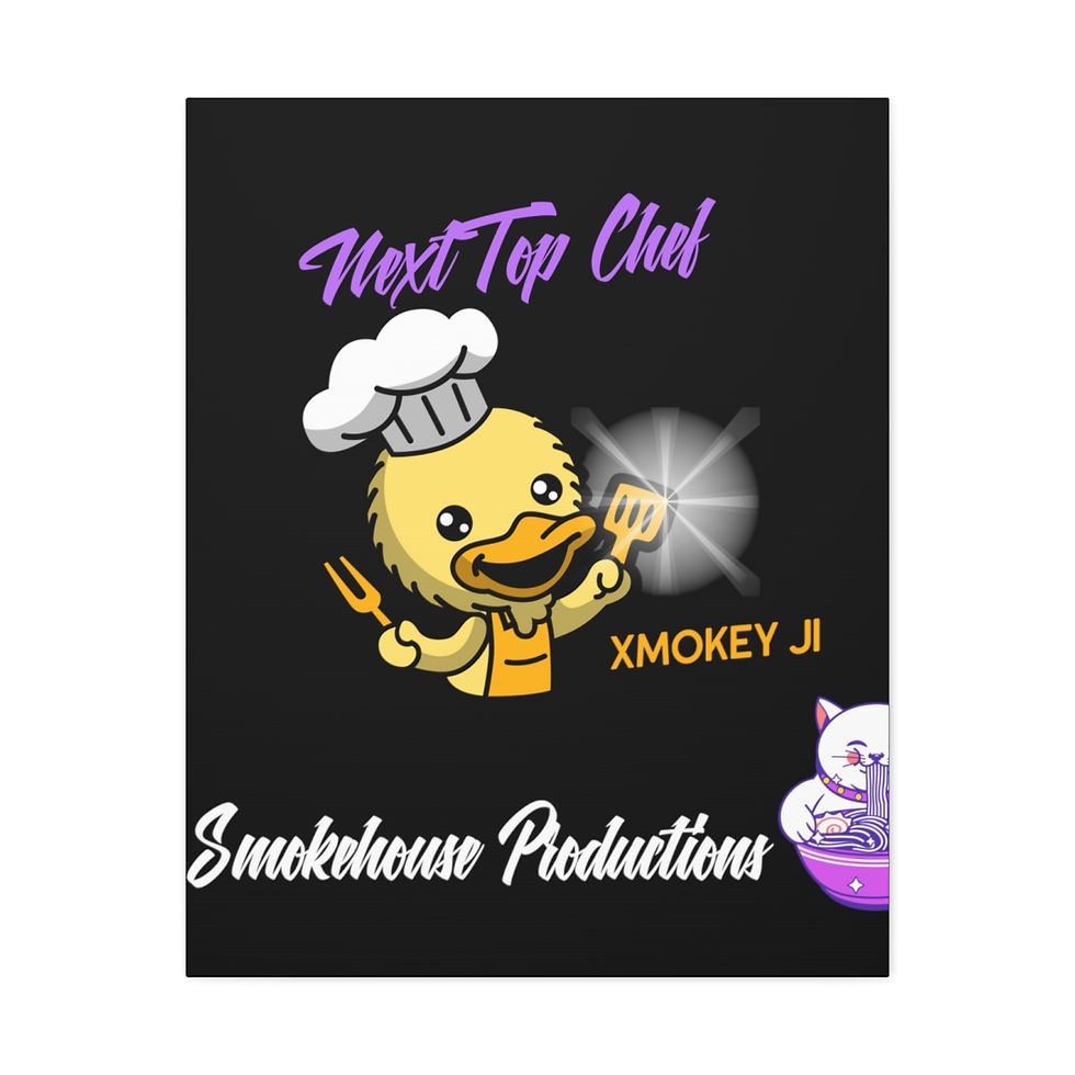 Thumbnail: Next Top Chef Satin Canvas, Stretched