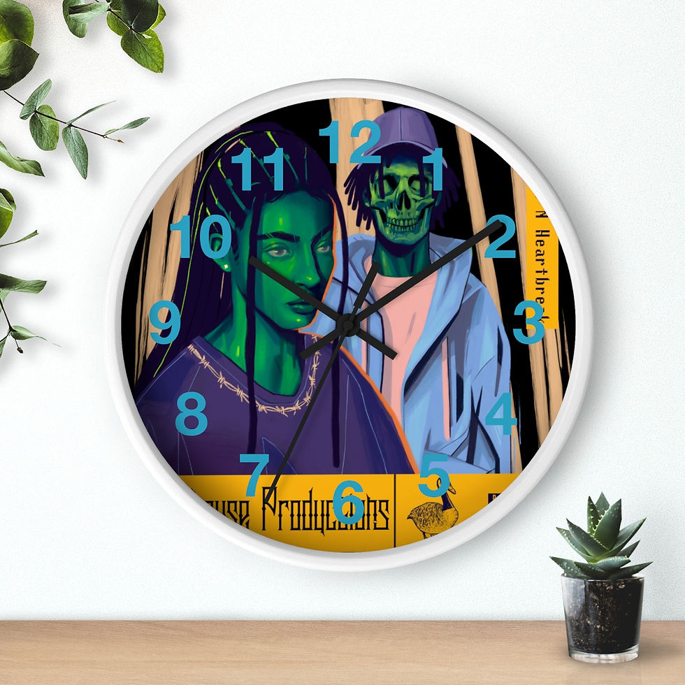 Thumbnail: Wake N Bake N Heartbreak Wall clock