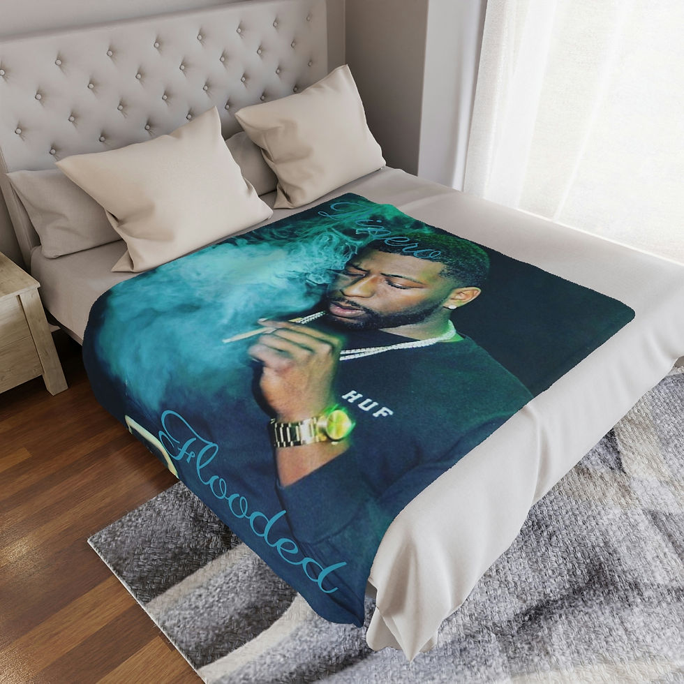 Thumbnail: Flooded Minky Blanket