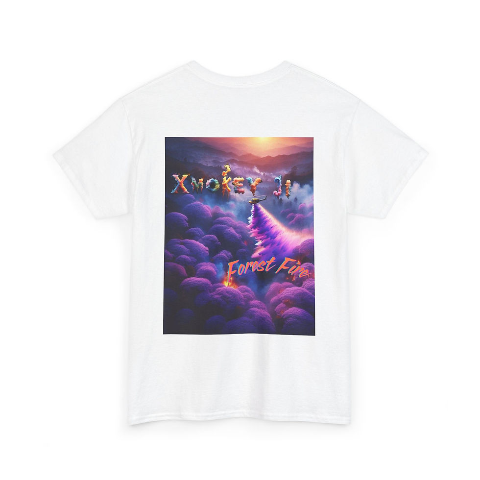 Thumbnail: Forest Fire Unisex Heavy Cotton Tee