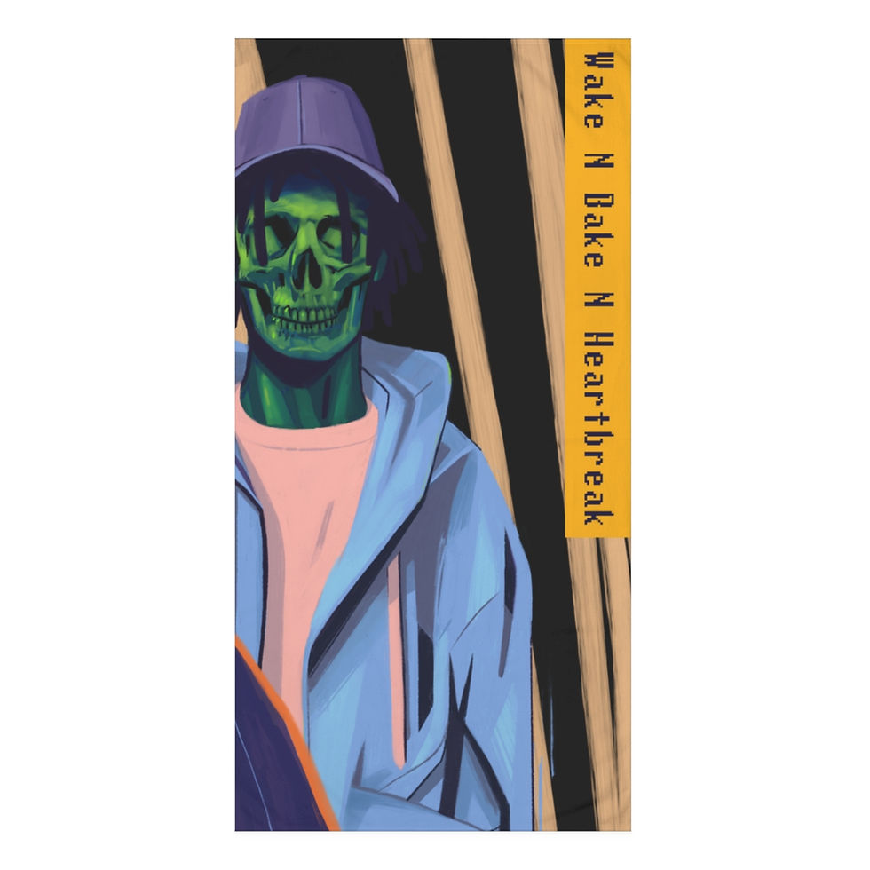 Wake N Bake N HeartBreak Mink-Cotton Towel