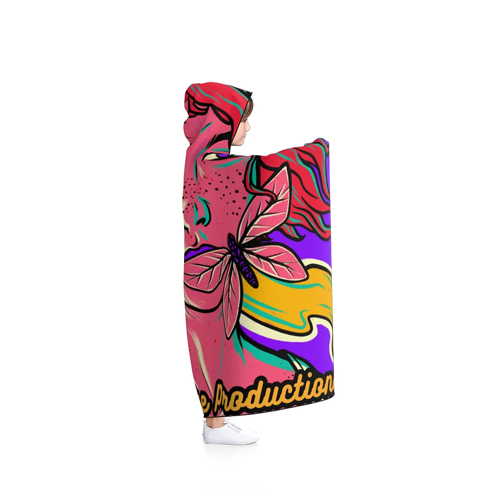 Thumbnail: Yoki++ Purple Hooded Blanket
