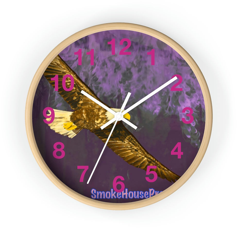 Thumbnail: Pink Avian Wall clock