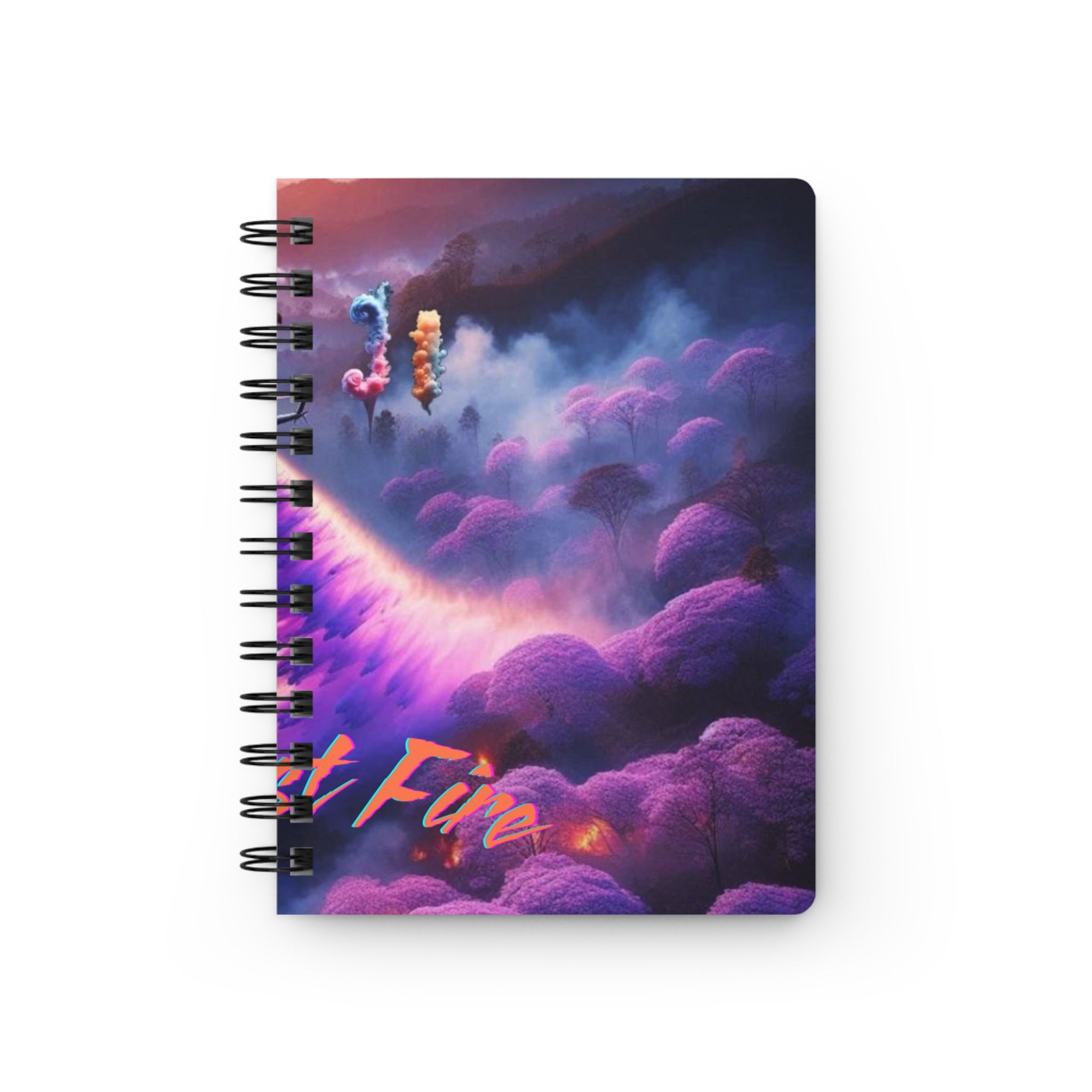 Forest Fire Spiral Bound Journal