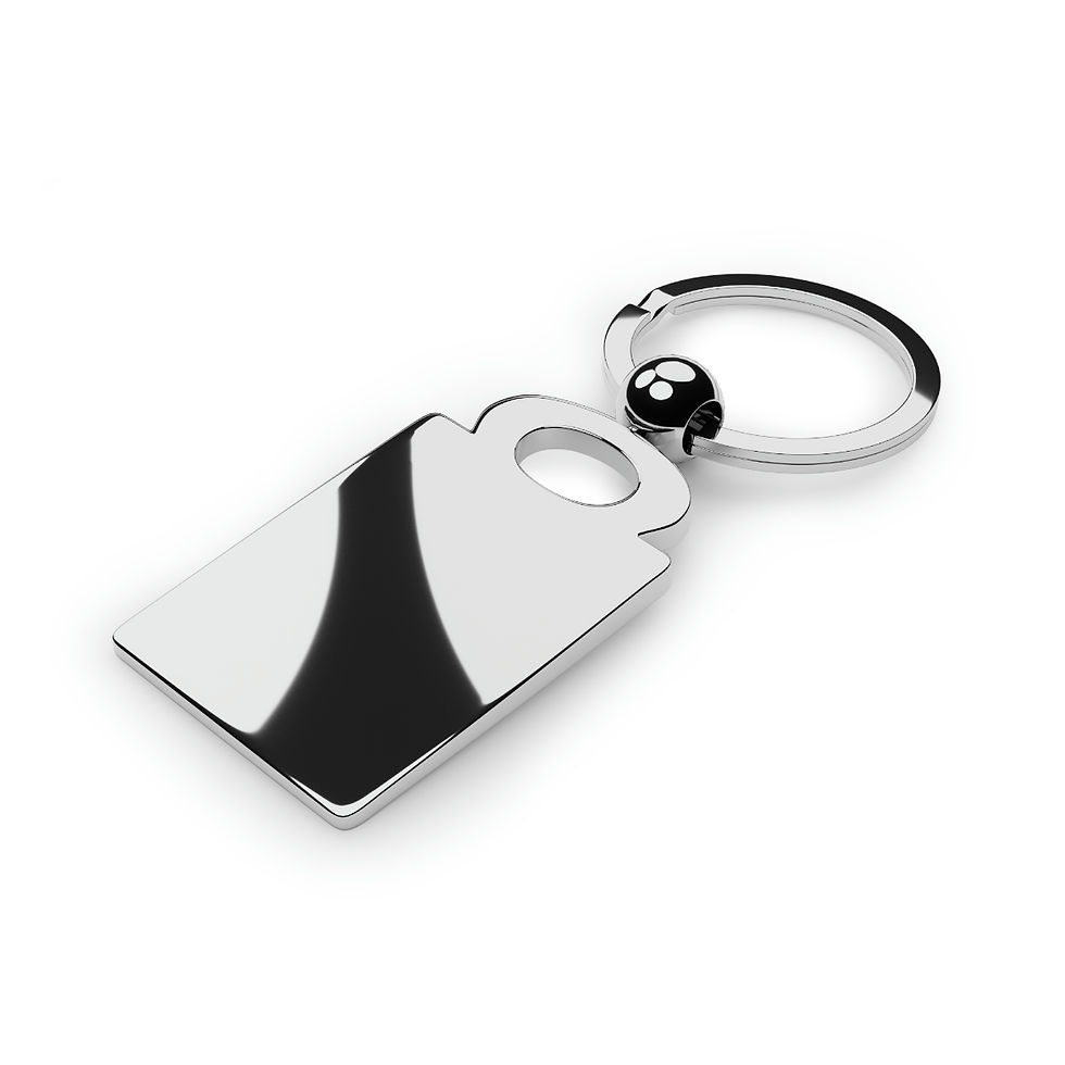 Thumbnail: Smoke Break Rectangle Photo Keyring