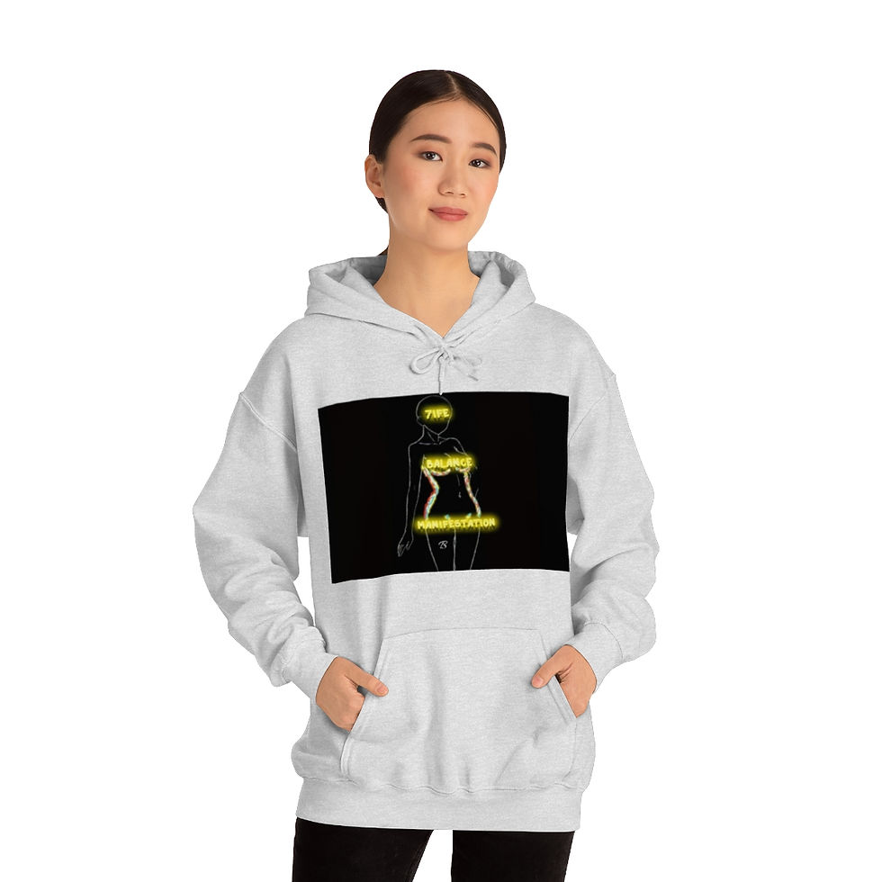 Thumbnail: 7ife Balance & Manifestation  Unisex Heavy Blend™ Hooded Sweatshirt