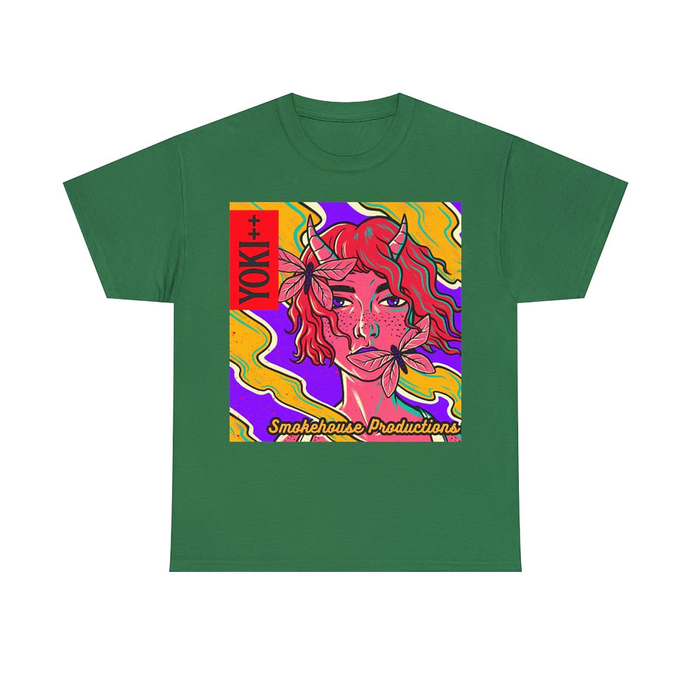 Thumbnail: Yoki++ Purple Unisex Heavy Cotton Tee