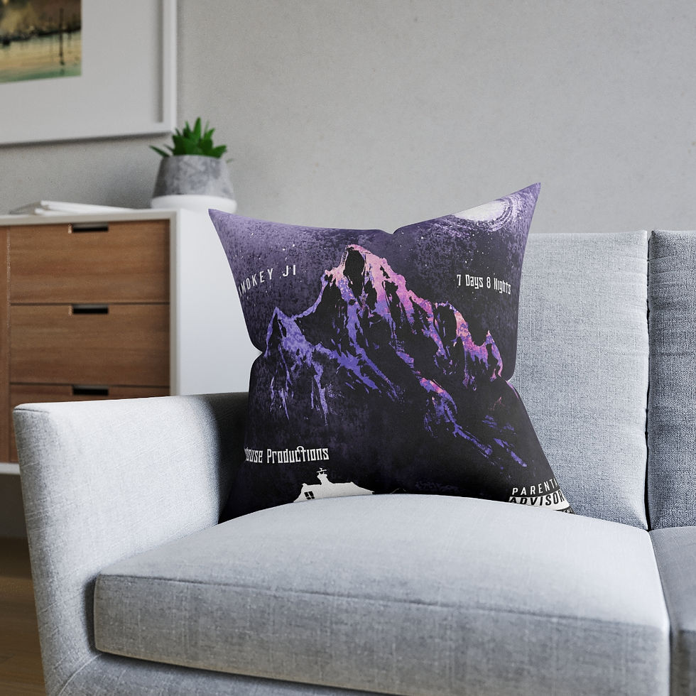Thumbnail: 7 Days 8 Nights Square Pillow - White Back