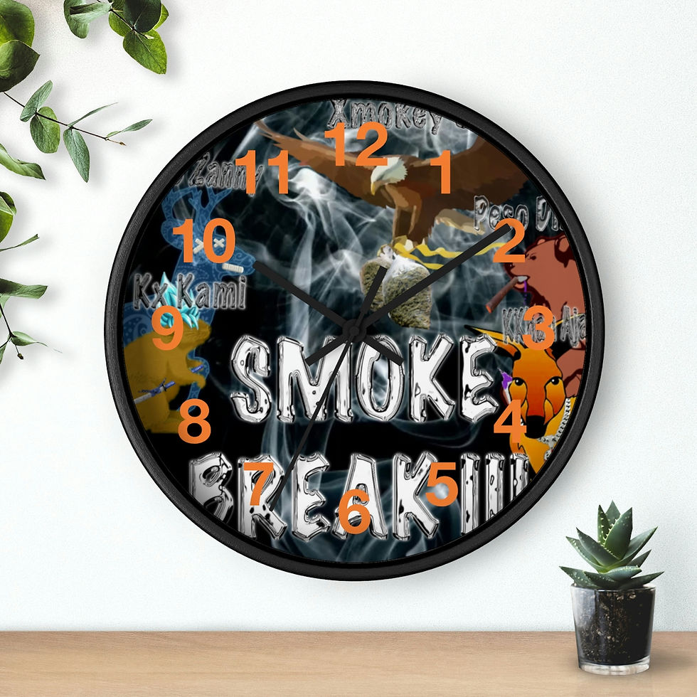 Thumbnail: Smoke Break III Wall clock