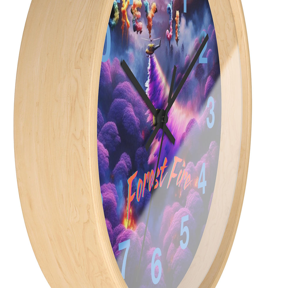 Thumbnail: Forest Fire Wall clock