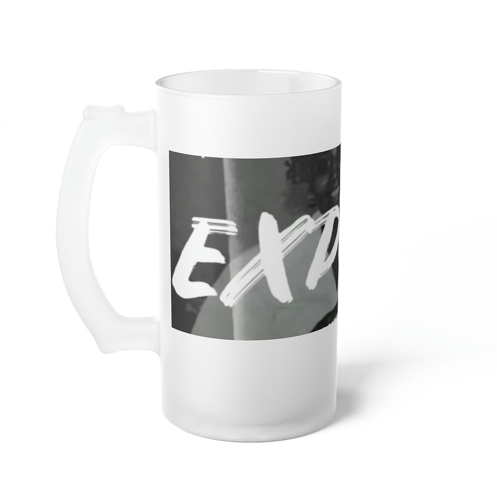 Thumbnail: Exposed Frosted Glass Beer Mug