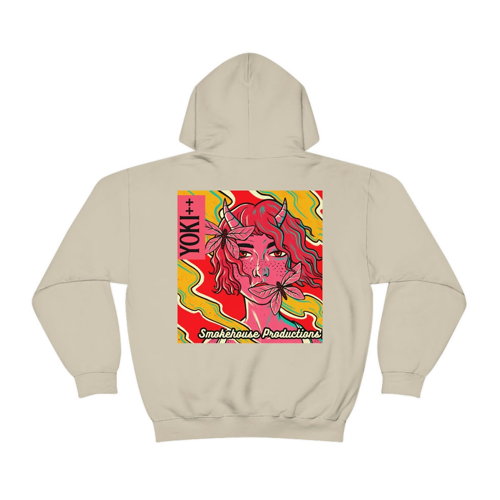 Thumbnail: Yoki++ Red Unisex Heavy Blend™ Hooded Sweatshirt