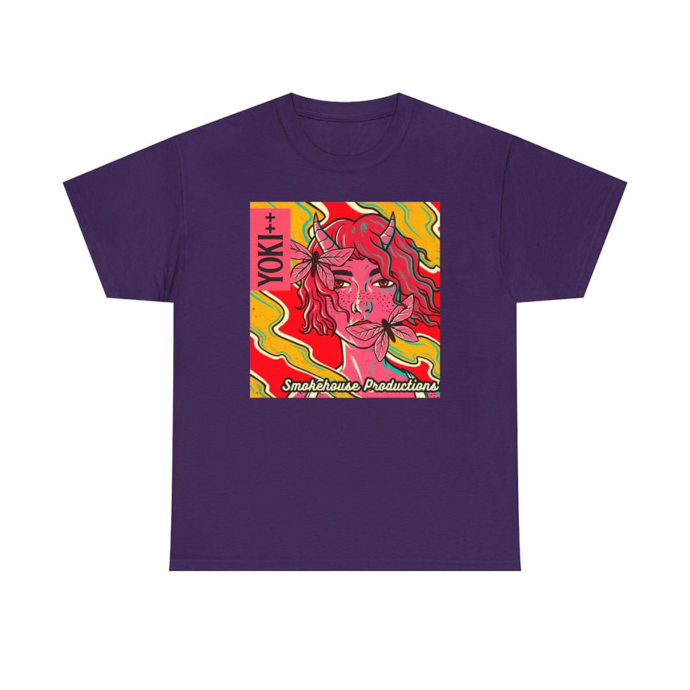 Thumbnail: Yoki++ Red Unisex Heavy Cotton Tee