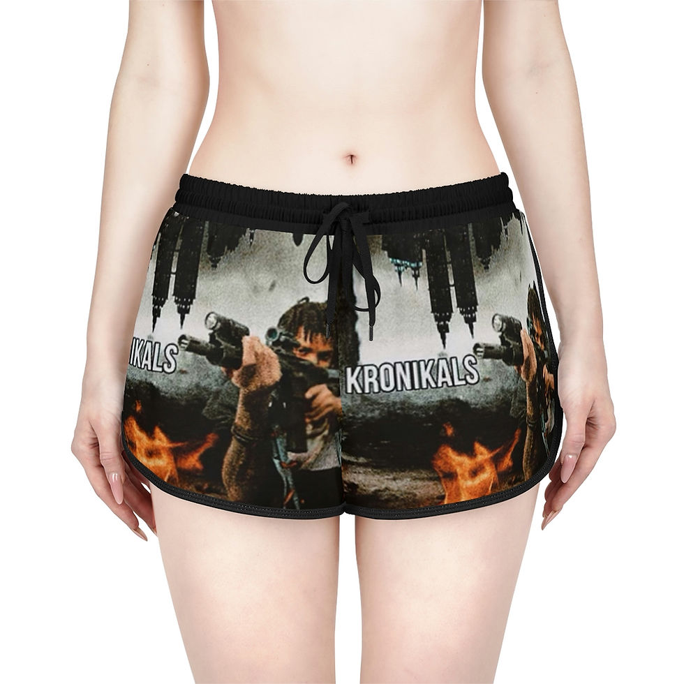 Thumbnail: Kletus Kronikals Women's Relaxed Shorts (AOP)