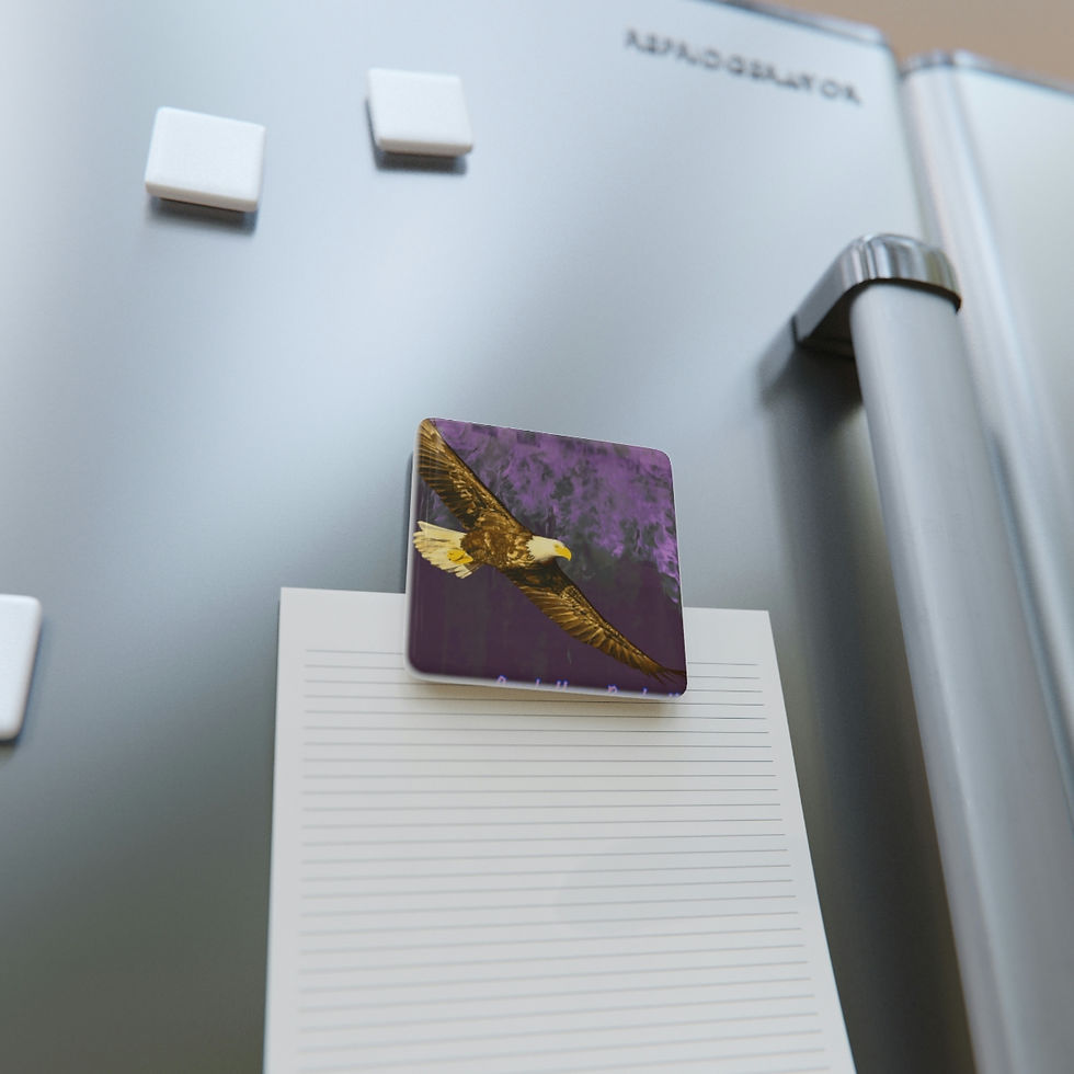 Thumbnail: Porcelain Magnet, Square