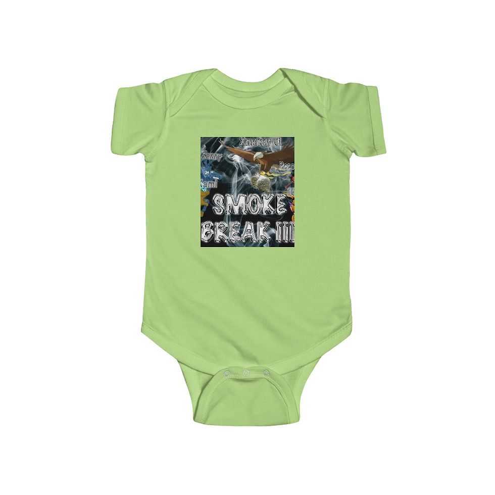 Thumbnail: Smoke Break III Infant Fine Jersey Bodysuit