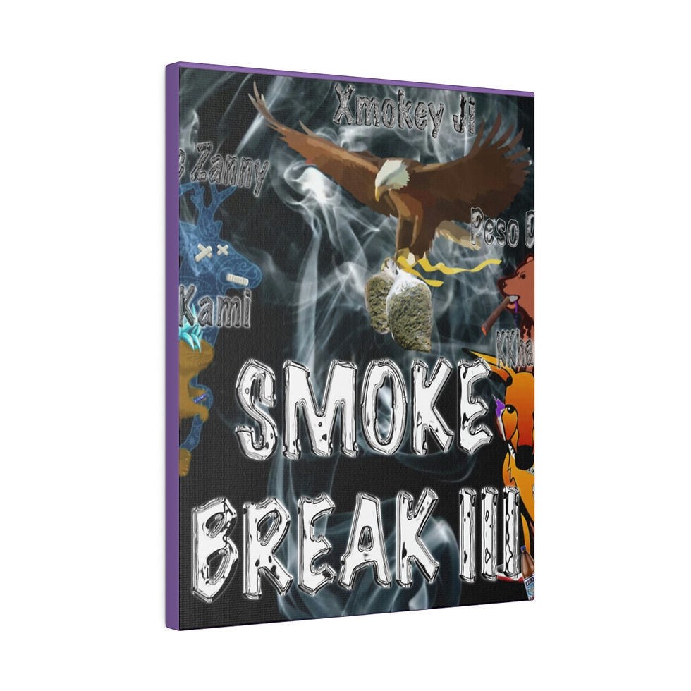 Thumbnail: Smoke Break III Matte Canvas, Stretched