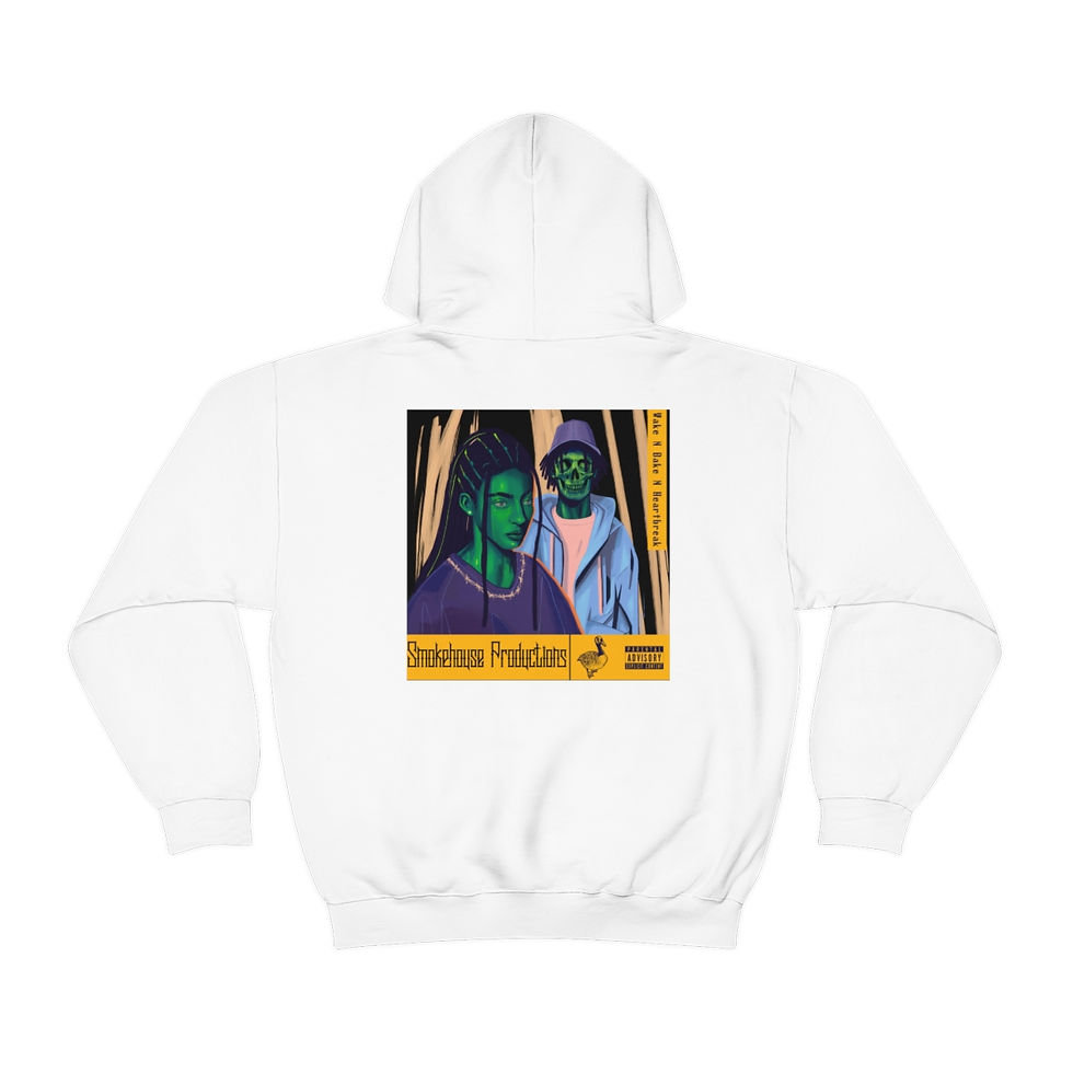 Thumbnail: Wake N Bake N Heartbreak Hooded Sweatshirt