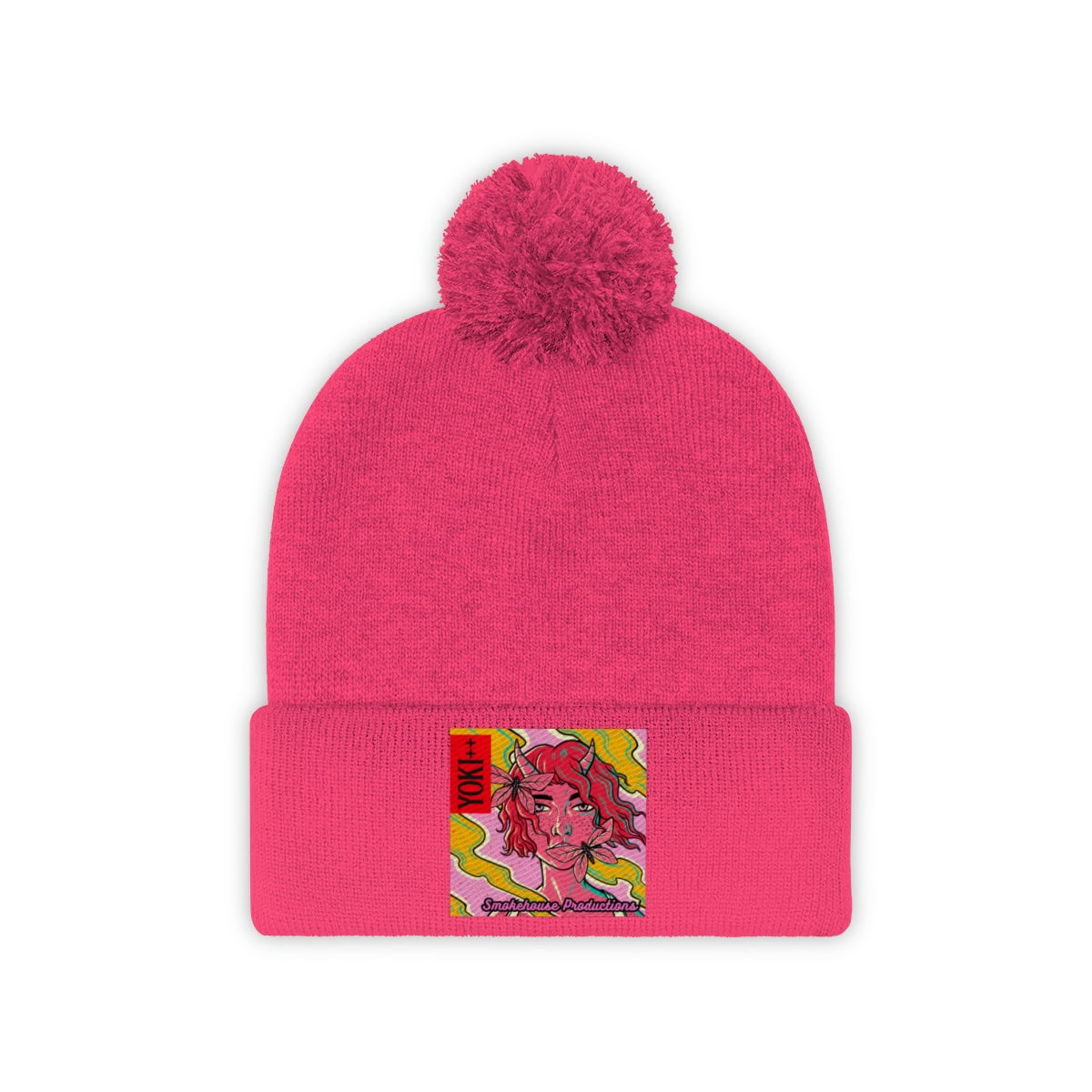 Yoki++ Pink Pom Pom Beanie