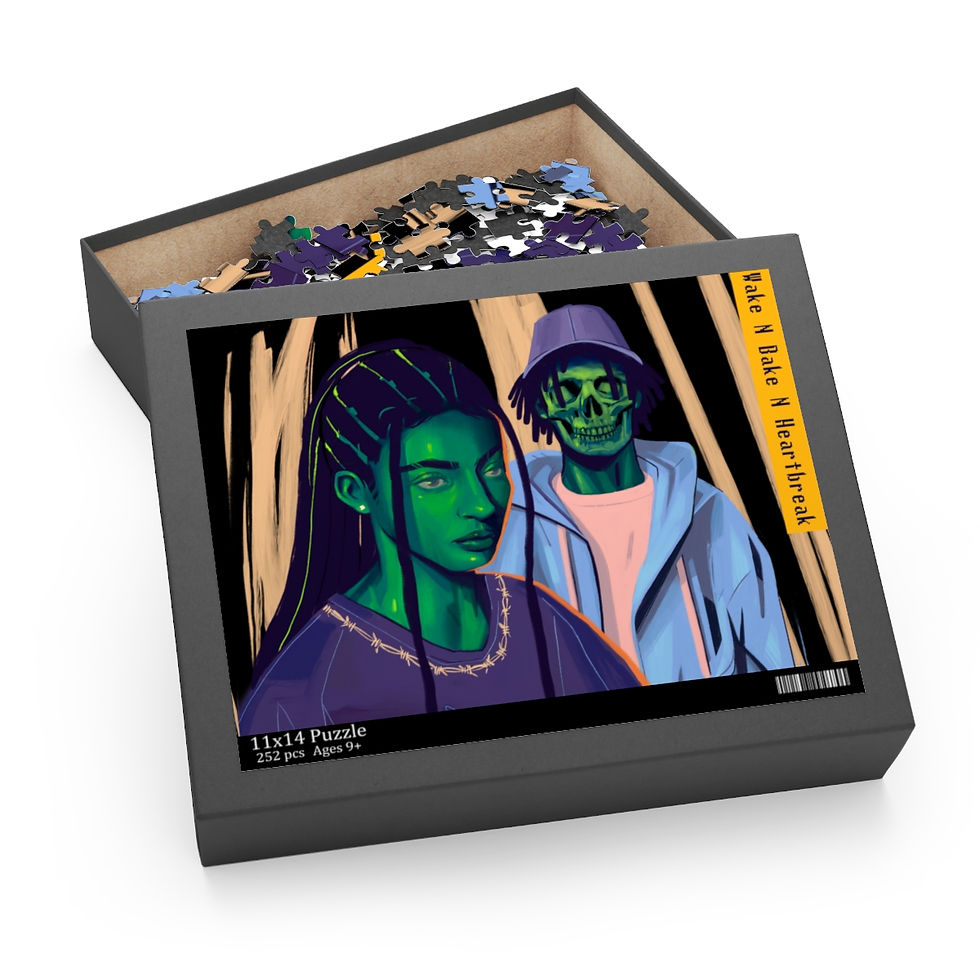Thumbnail: Wake N Bake N HeartBreak Puzzle (120, 252, 500-Piece)