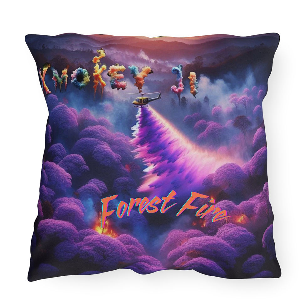 Thumbnail: Forest Fire Outdoor Pillows