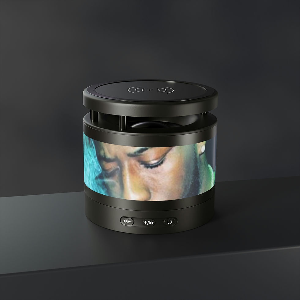 Thumbnail: Flooded Metal Bluetooth Speaker and Wireless Charging Pad