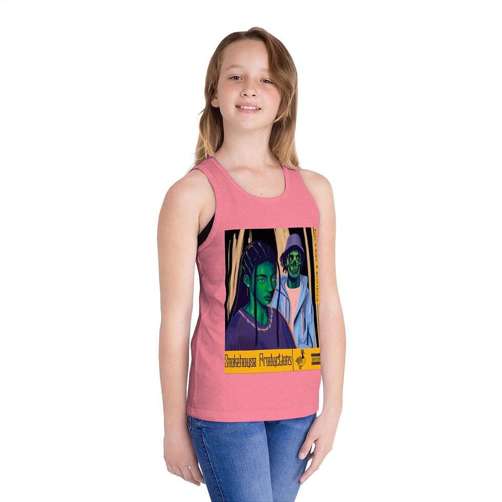 Thumbnail: Wake N Bake N HeartBreak Kid's Jersey Tank Top