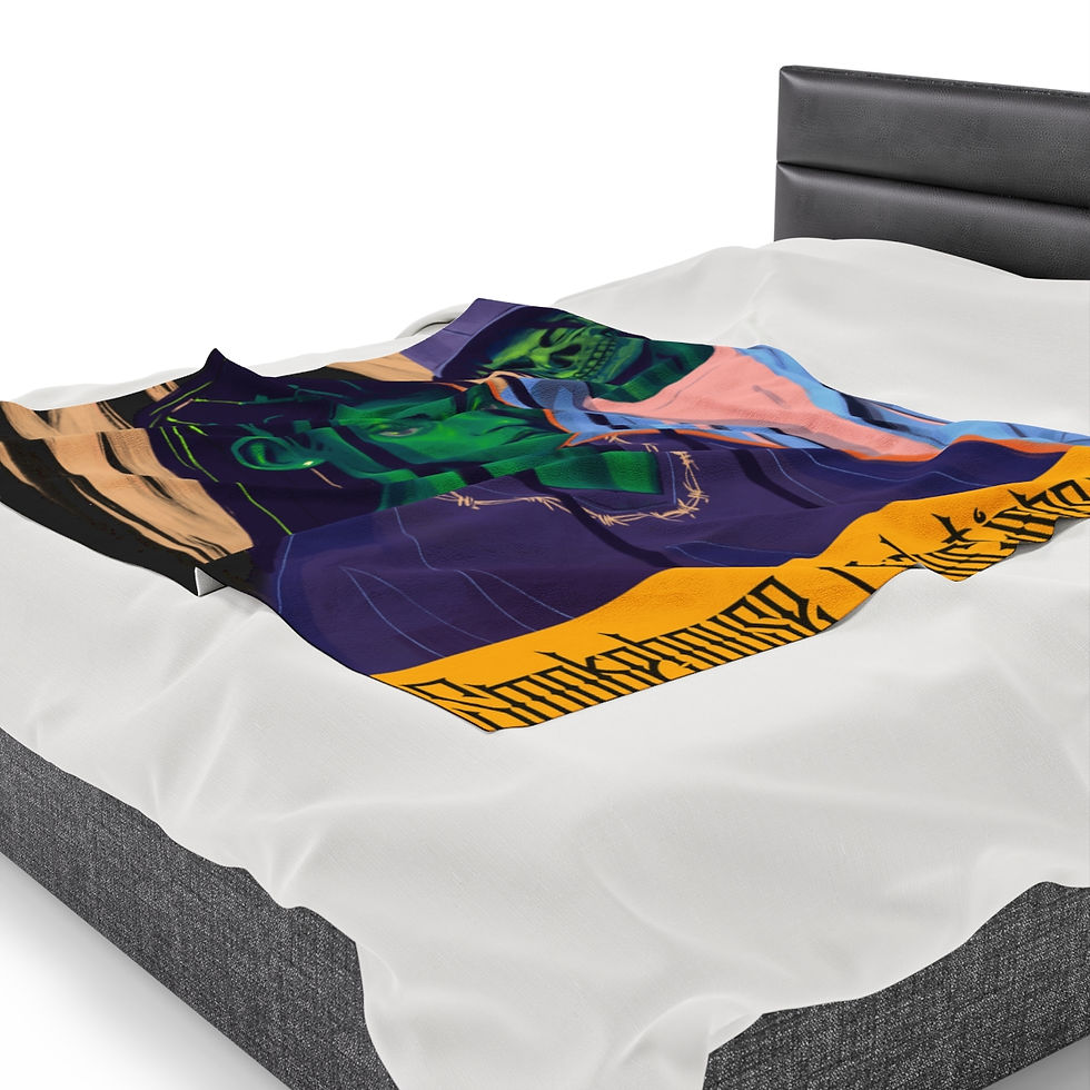 Thumbnail: Wake N Bake N Heartbreak Plush Blanket