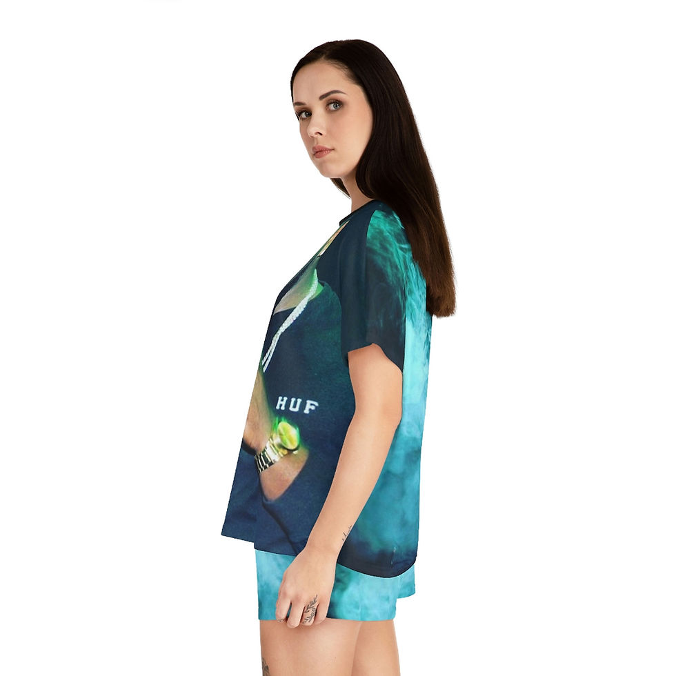 Thumbnail: Flooded Women's Short Pajama Set (AOP)