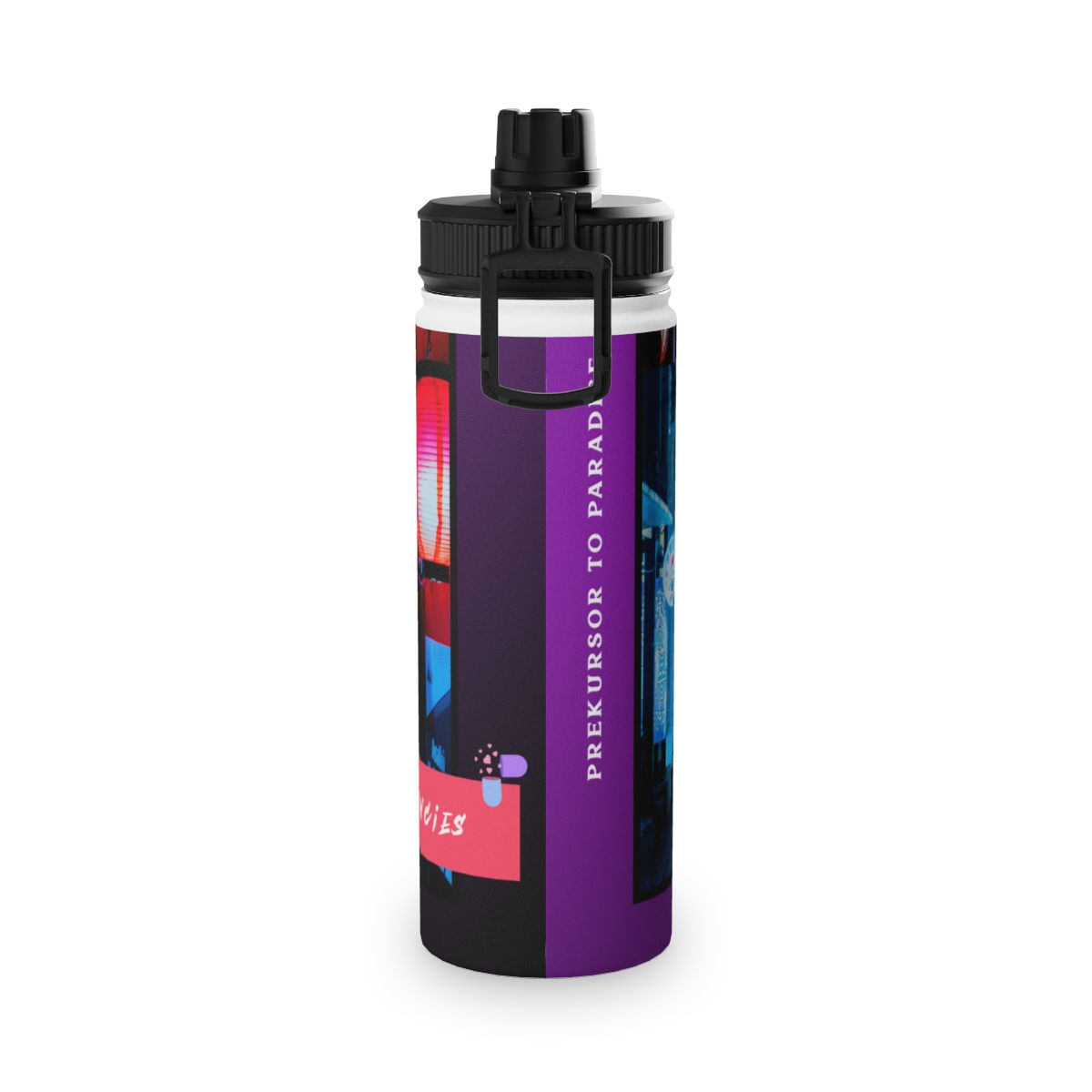 Tendencies Stainless Steel Water Bottle, Sports Lid
