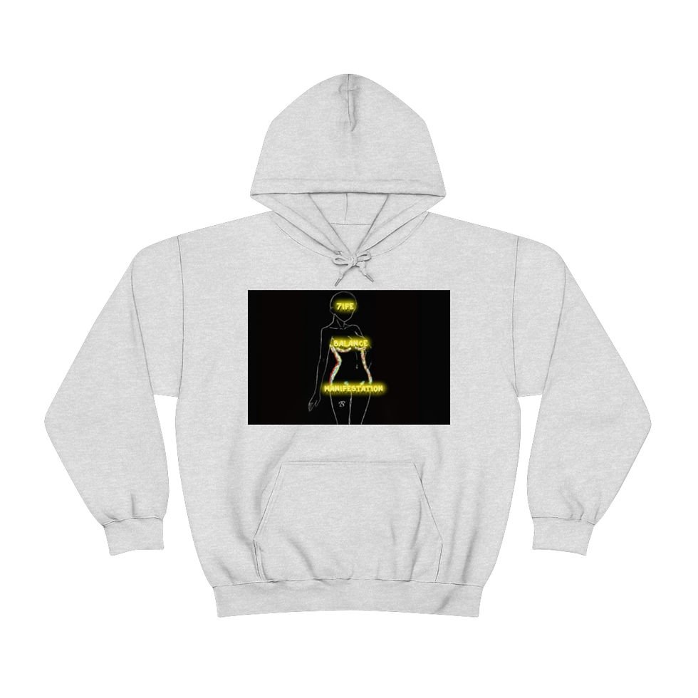 Thumbnail: 7ife Balance & Manifestation  Unisex Heavy Blend™ Hooded Sweatshirt