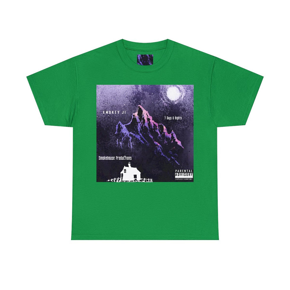 Thumbnail: 7 Days 8 Nights Unisex Heavy Cotton Tee