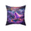 Thumbnail: Forest Fire Faux Suede Square Pillow