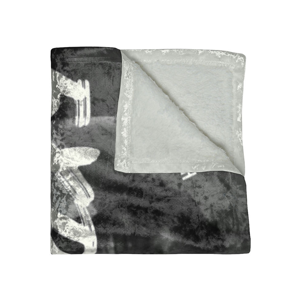 Thumbnail: Exposed Crushed Velvet Blanket