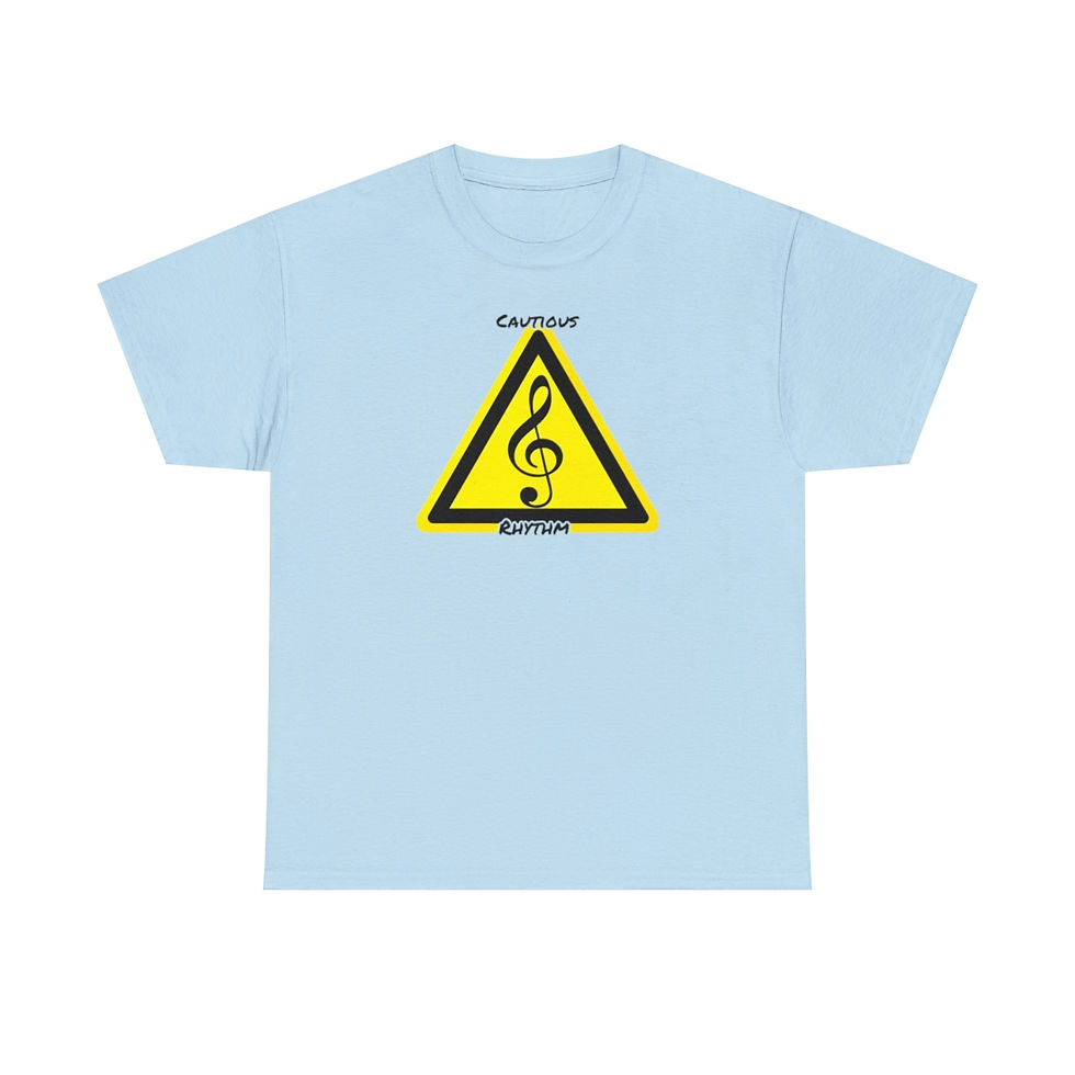 Thumbnail: Cautious Rhythm Unisex Heavy Cotton Tee V2