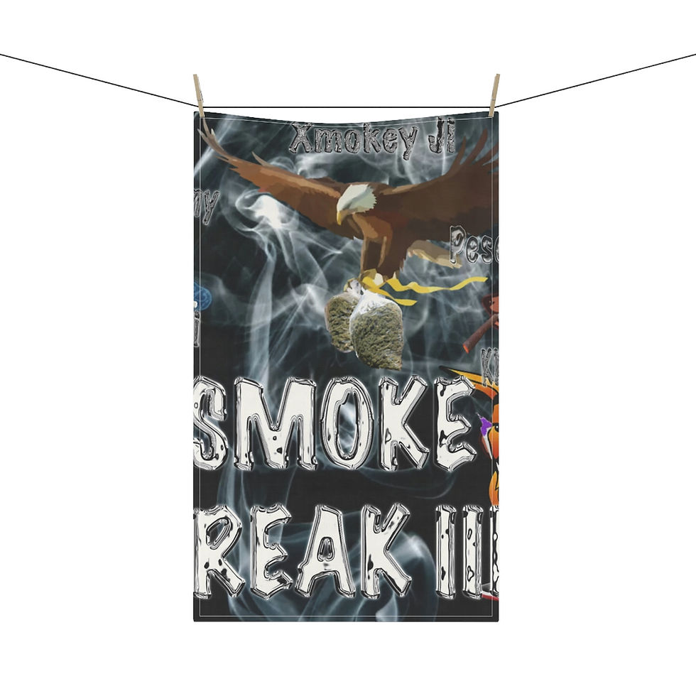Thumbnail: Smoke Break III Kitchen Towel
