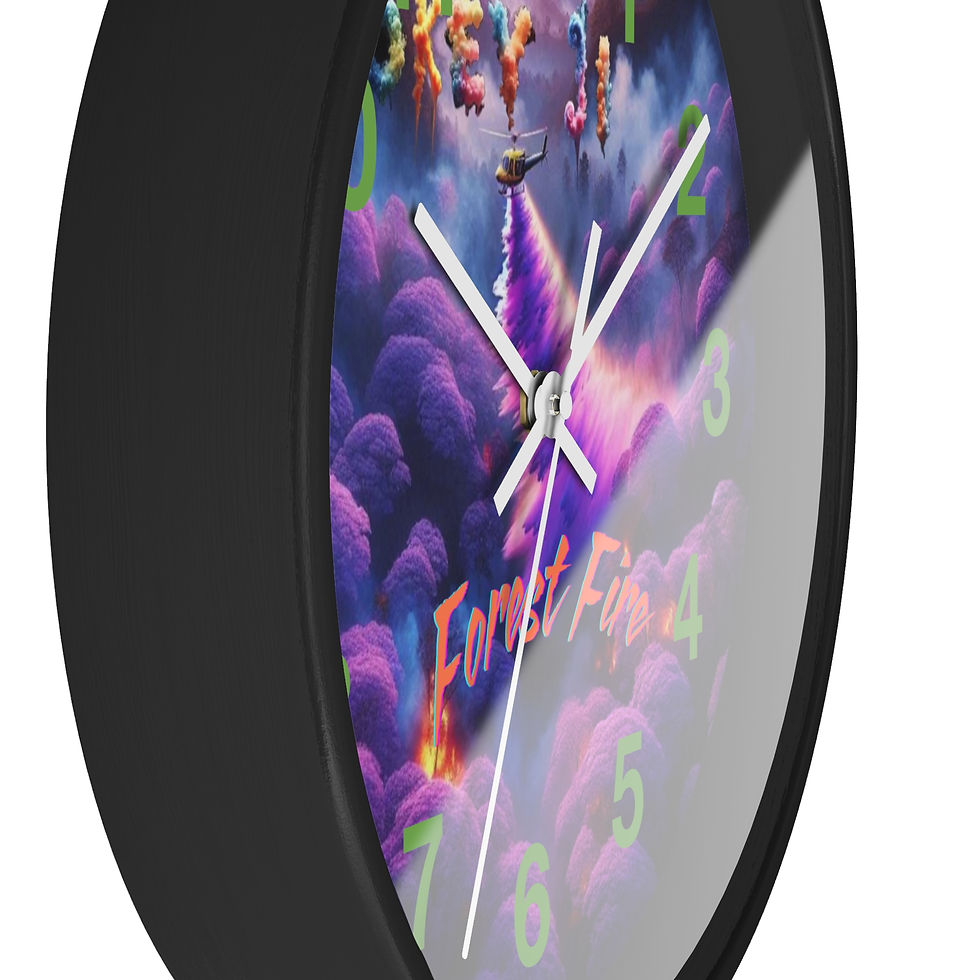 Thumbnail: Forest Fire Wall clock