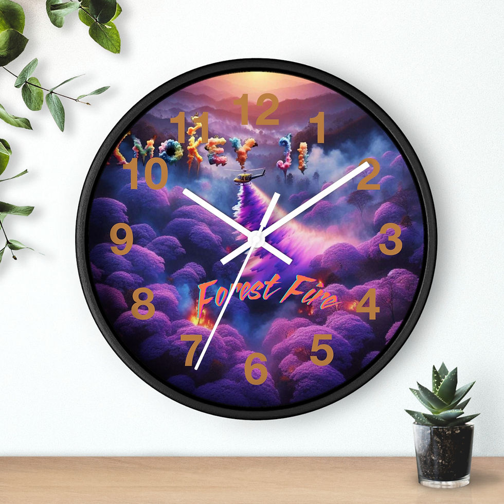 Thumbnail: Forest Fire Wall clock