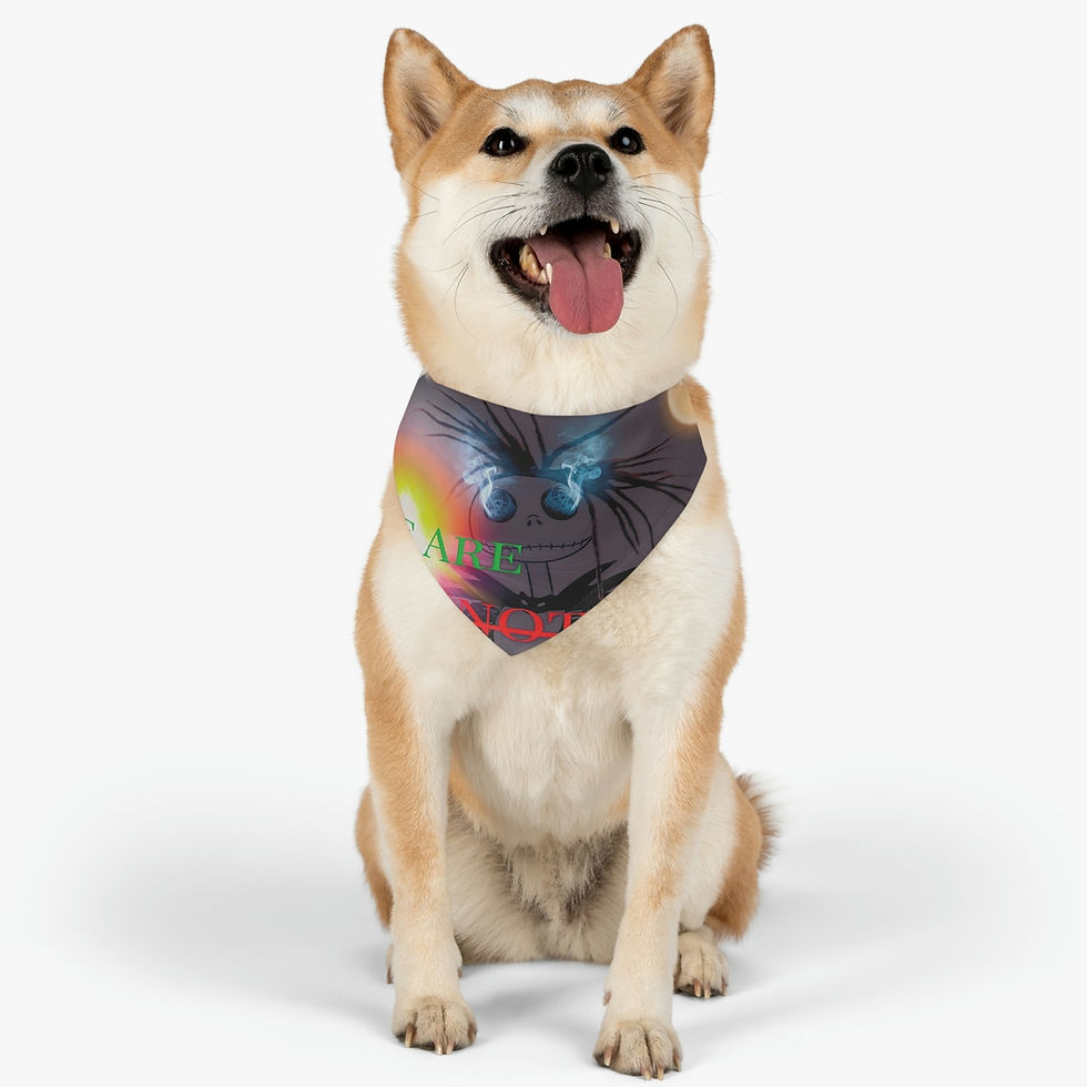 Thumbnail: We Are Not The Same Pet Bandana Collar