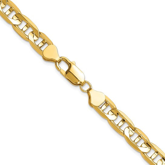Thumbnail: 14k 8mm Concave Anchor Chain