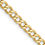 Thumbnail: 14K 24 inch 3.35mm Semi-Solid Curb with Lobster Clasp Chain