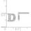 Thumbnail: 14k Diamond Initial D Earrings